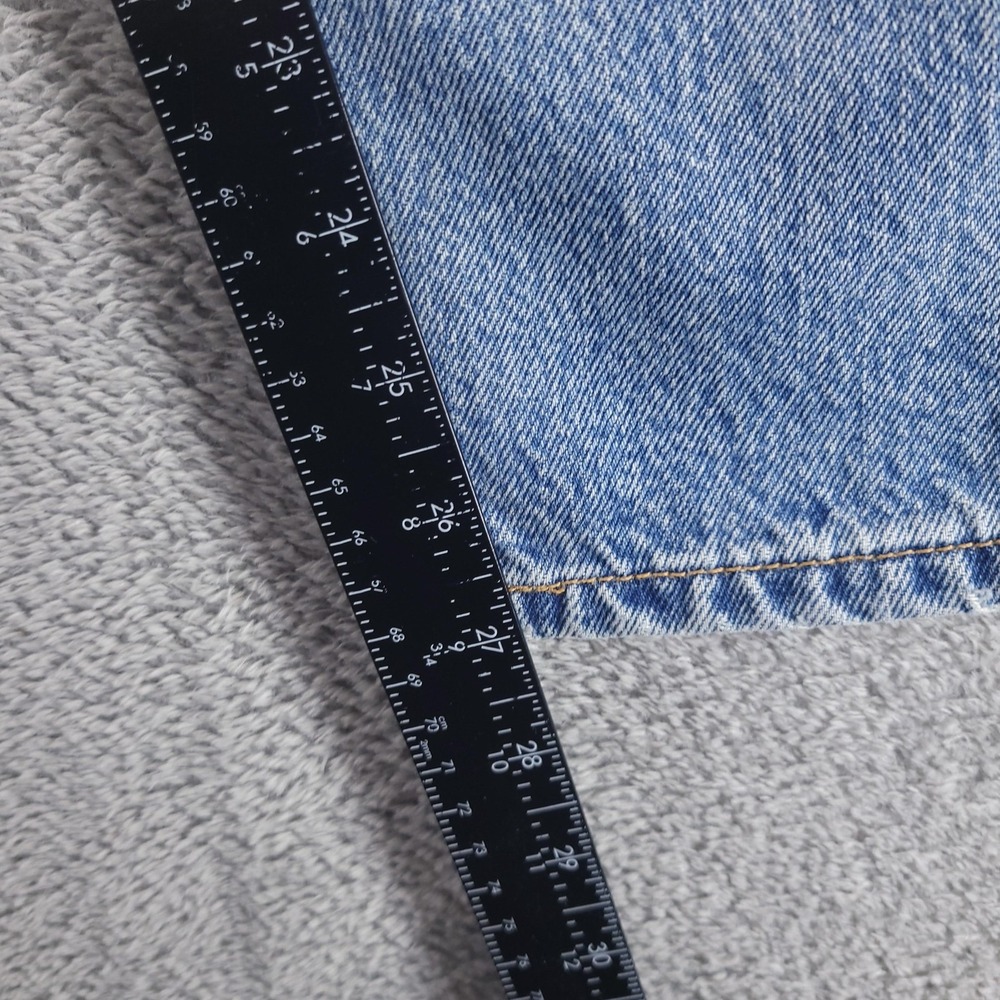 Levis 501 Jeans Womens 30 Blue Skinny Button Fly Light Wash - Picture 9 of 11
